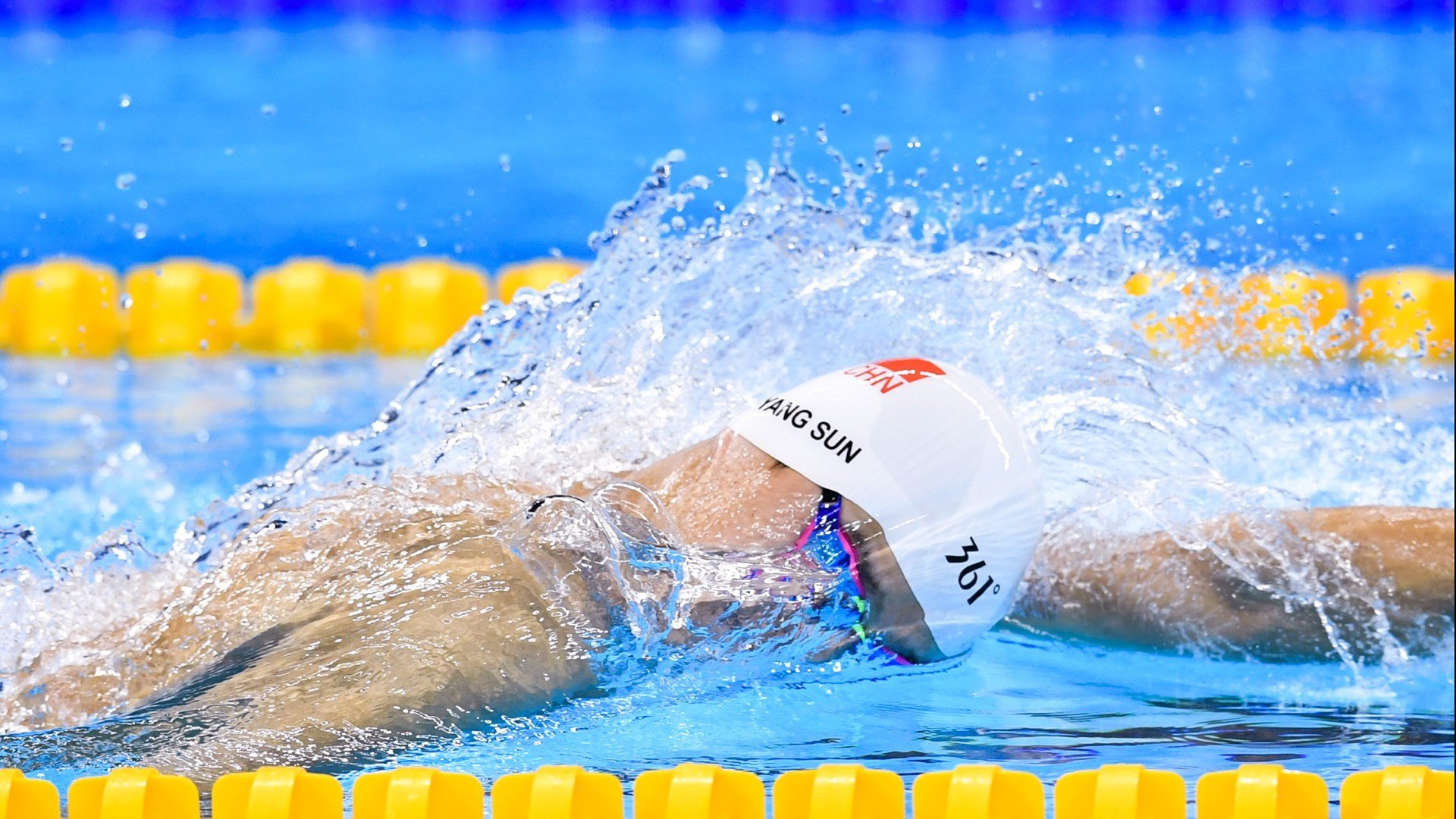 仰泳赛场比利时选手节奏精准，仰泳 backstroke 2017